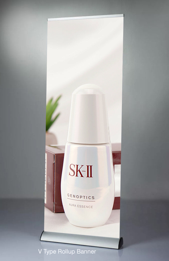 V-Type Roll up Stand 33.5"x80"