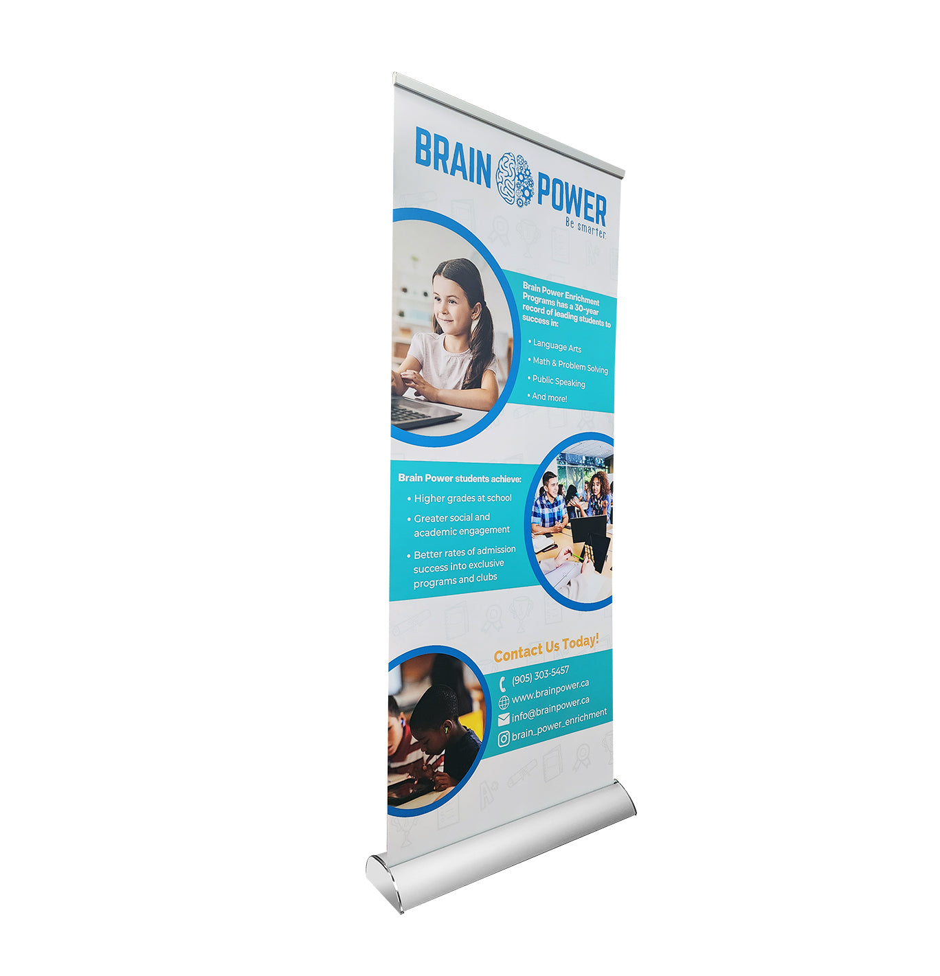 V-Type Roll up Stand 33.5"x80"